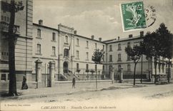 Cuarteles del oficial de policía de Carcasona de la fuerza de policía de la POSTAL de la VENDIMIA nuevos de la gendarmería