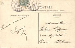 La gendarmería del Saint Quentin del oficial de policía de la fuerza de policía de la POSTAL de la VENDIMIA