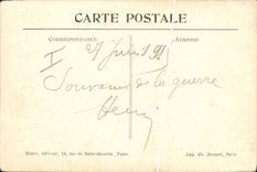 Oficial de policía de Foncquevillers de la policía de la POSTAL de la VENDIMIA la gendarmería que un este de la cáscara encaja en un árbol