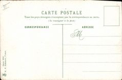 VINTAGE POSTCARD Bateau Suffren Armours squadron