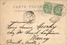 VINTAGE POSTCARD Boat Standard Sloop Destroyer Satve Arrow