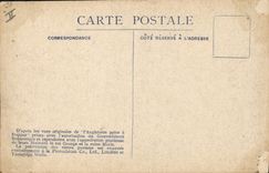 VINTAGE POSTCARD Bateau Africa makes fire of all the parts of a broadside