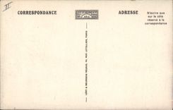 VINTAGE POSTCARD Boat against destroyer Jaguar by R Dumont Duparc