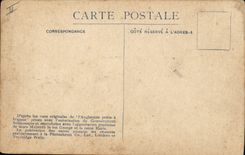 VINTAGE POSTCARD Bateau Twilight on the North Sea the large parts are not unemployed