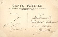 VINTAGE POSTCARD Arras the place of the Theater