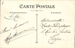 VINTAGE POSTCARD Angers the Theater the ceiling of the room of the spectacle Lenepveu painter