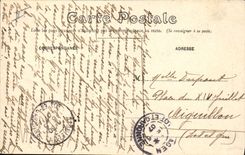 VINTAGE POSTCARD Agen the new municipal Theater Ducourneau Theater