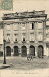 VINTAGE POSTCARD municipal Theater Arras