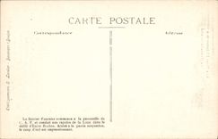 VINTAGE POSTCARD Mouthier Hte Pierre the Rapids of Rents and left suspended Fournier path