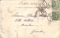 VINTAGE POSTCARD Paris Loure Counters