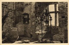 CPA Roquebrune Interieur de la Tour du Fort