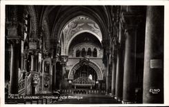 MODERN CARD Interior Louvesc of the Basilica