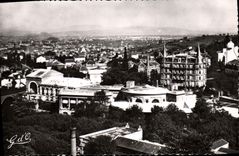 MODERN CARD Auvergne Royat Panorama on the Thermal baths the casino and some large hotels