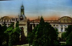 MODERN CARD Toulouse Garden and Keep of Capitole