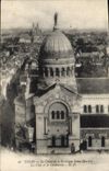 VINTAGE POSTCARD Tours the Holy Dome of the Basilica Martin the city and the cathedral