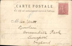 VINTAGE POSTCARD Holy Cloud Villeneure the Pond