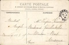 VINTAGE POSTCARD Sidiailles Close Culan Castle of the Guillebaud Rock