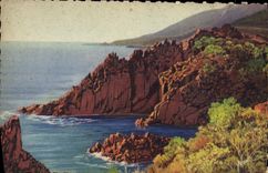 CPA Le Trayas Les Rochers