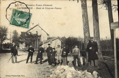 CPA Douane Douanes Douanier Lafrimbole Lafrimbolle Route de Cirey sur Vezouze 