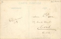 VINTAGE POSTCARD Customs Customs Customs officer Lafrimbole Lafrimbolle Road of Cirey on Vezouze