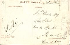 VINTAGE POSTCARD Customs Customs Customs officer heer Wandering Agimont accommodated at the border