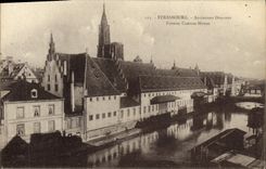 VINTAGE POSTCARD Customs Customs Strasbourg Customs officer Old customs