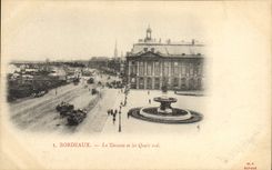 VINTAGE POSTCARD Customs Customs Bordeaux Customs officer Southern customs and quays