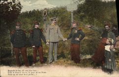 CPA Douane Douanes Douanier France Allemagne 