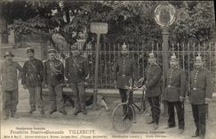 CPA Douane Douanes Douanier Frontiere Franco allemande Villerupt Gendarmes allemands 