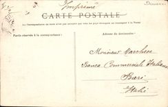 VINTAGE POSTCARD Customs Customs Customs officer St Nazaire the overhead travelling crane the barracks of the Customs