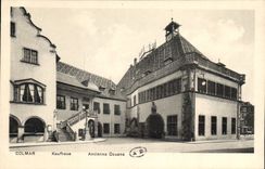 VINTAGE POSTCARD Customs Customs Customs officer Kaufhaus Colmar Old customs