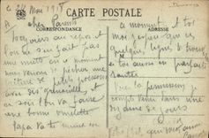 VINTAGE POSTCARD Customs Customs Customs officer Collars of the Vosges To the collar of Louschpach Customs officers and boundary stones