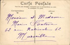 VINTAGE POSTCARD Sappers Firemen of the town of Paris the call of the died hommers with fire