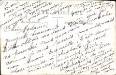 VINTAGE POSTCARD Sapeurs Firemen Operates lance