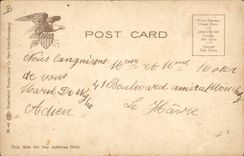 VINTAGE POSTCARD Sappers Firemen Toilets tower in action