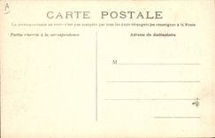 VINTAGE POSTCARD Sappers Firemen Raw of the Seine January 1910 Paris Street Pasquier Seen from of the street of the Seedbed