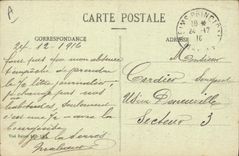 CPA Sapeurs Pompiers Reims dans ses annees de bombardement L'hopital civil incendie par les Allemands