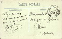 VINTAGE POSTCARD Judaica the crime of Rheims the Synagog Street Jewish Clovis