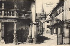 CPA Judaica Colmar Rue des Juifs Maison Molly Juif