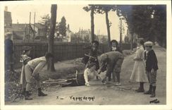 VINTAGE POSTCARD Velo Cycles Cycling Women - children