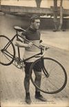 CPA Velo Cycle Cyclisme Jacquelin et sa bicyclette Jacquelin Avenue de la Grande Armee Paris 