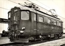 MODERN CARD Train light Engine Re 4/4 10001 026