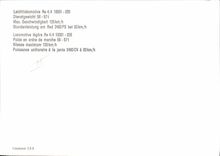 MODERN CARD Train light Engine Re 4/4 10001 026