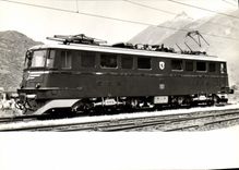 MODERN CARD Train Engine of Gothard has 6/6 11404 25