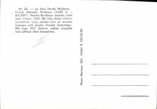 MODERN CARD Train Nantes Bordeaux close to Clisson Express train