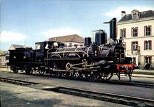 MODERN CARD Train French Museum of the railroad Mulhouse Engine 2029 State