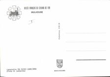 MODERN CARD Train Mulhouse French Museum of the railroad Engine 701 North