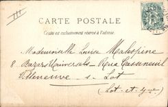 VINTAGE POSTCARD Woman a wave