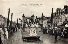 VINTAGE POSTCARD Montargus Cavalcade of May 29th, 1932 Tank of the sirens District of the Siren