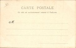 VINTAGE POSTCARD Boat French Marine Caledonien Ship School